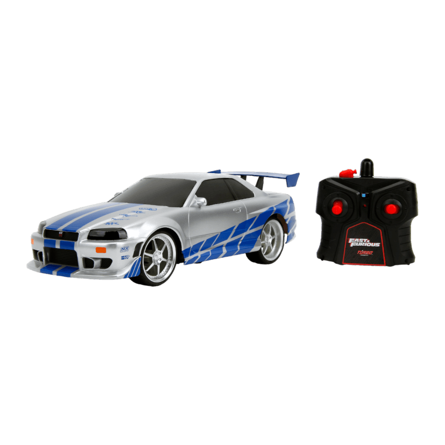 JAD99370 Fast & Furious - 2002 Nissan Skyline GT-R (BNR34) 1:16 Scale Remote Control Car - Jada Toys - Titan Pop Culture