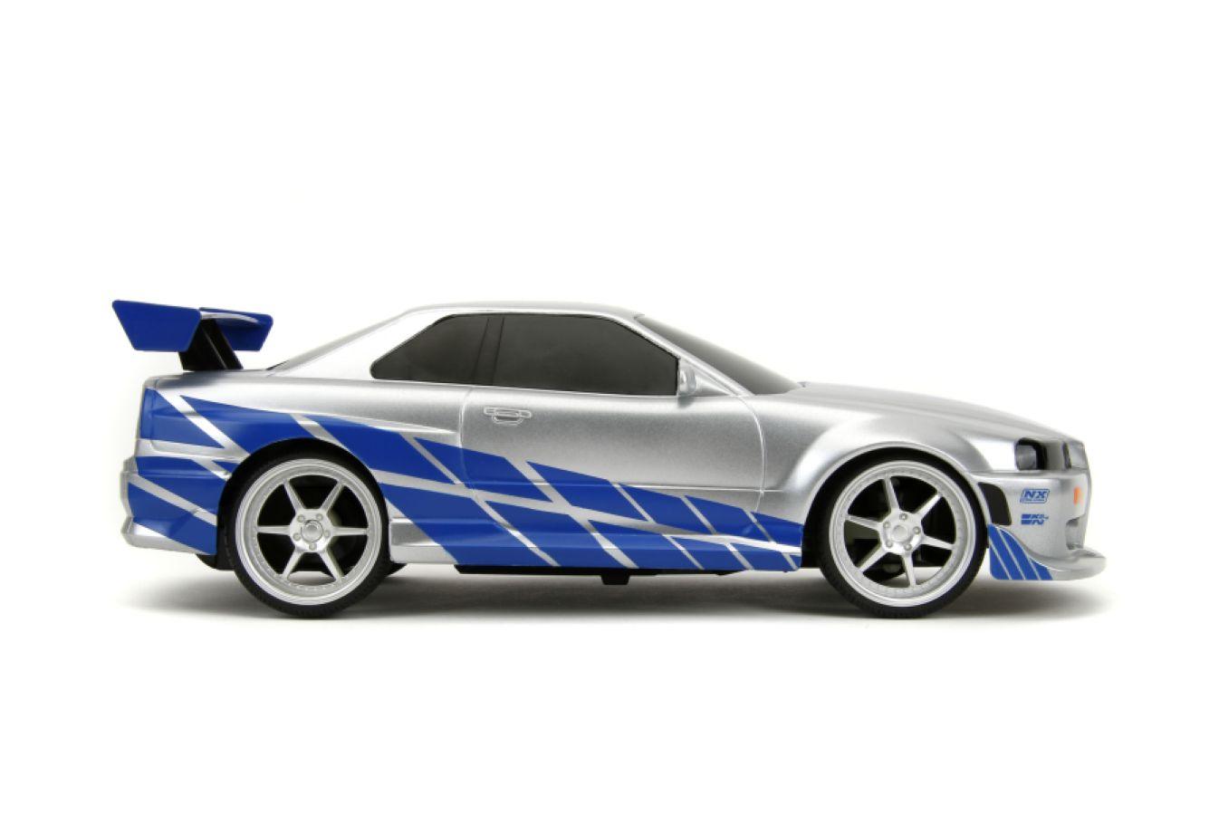 JAD99370 Fast & Furious - 2002 Nissan Skyline GT-R (BNR34) 1:16 Scale Remote Control Car - Jada Toys - Titan Pop Culture