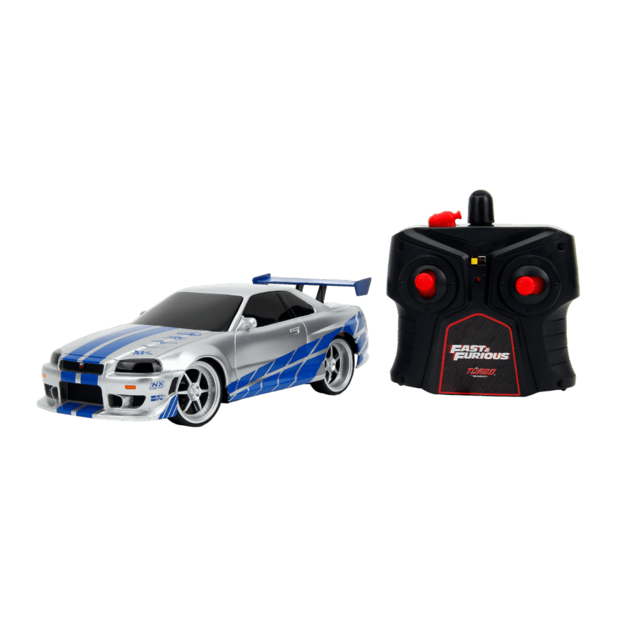 JAD99371 Fast & Furious - 2002 Nissan Skyline GT-R (BNR34) 1:24 Scale Remote Control Car - Jada Toys - Titan Pop Culture