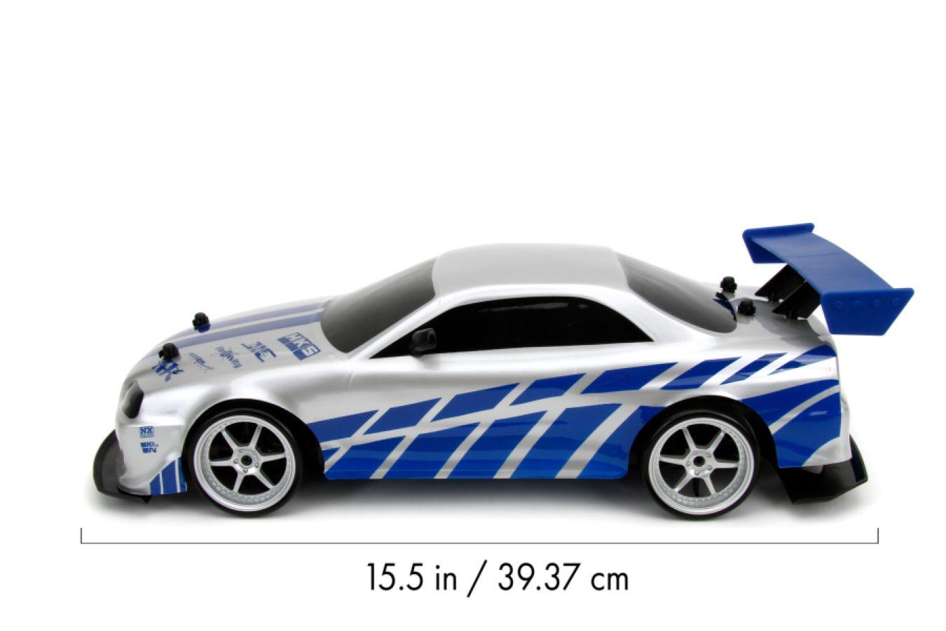 JAD99701 Fast & Furious - 2002 Nissan Skyline GT-R (BNR34) 1:10 Scale Remote Control Car - Jada Toys - Titan Pop Culture