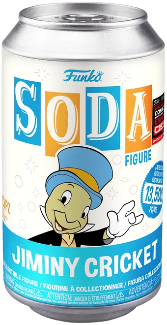 FUN70870 Pinocchio - Jiminy Cricket C2E2 2024 Chicago Comic Con Exclusive Vinyl Soda [RS] - Funko - Titan Pop Culture