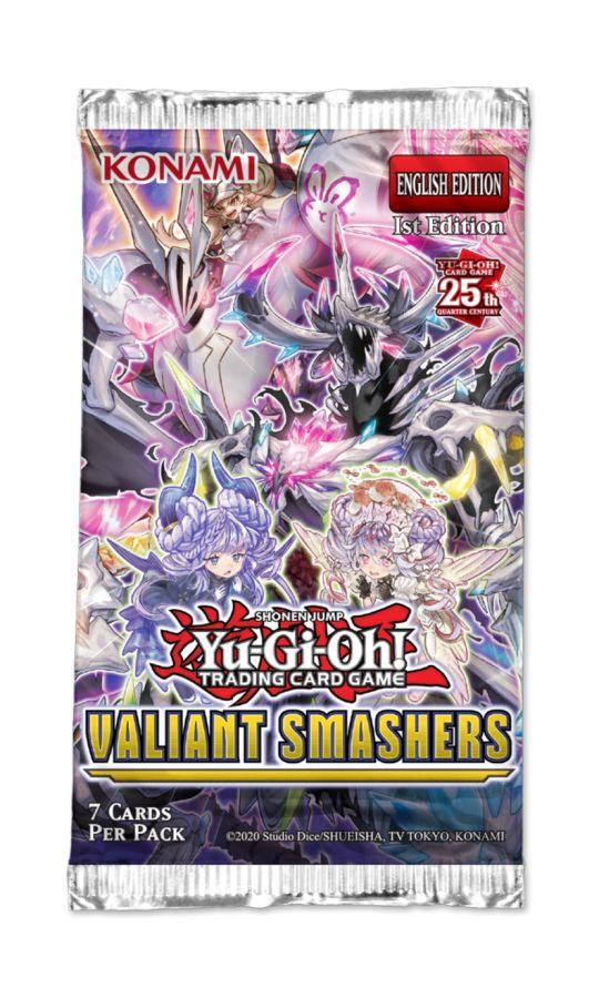 KON16523 Yu-Gi-Oh! - Valiant Smashers Booster (Display of 24) - Konami - Titan Pop Culture