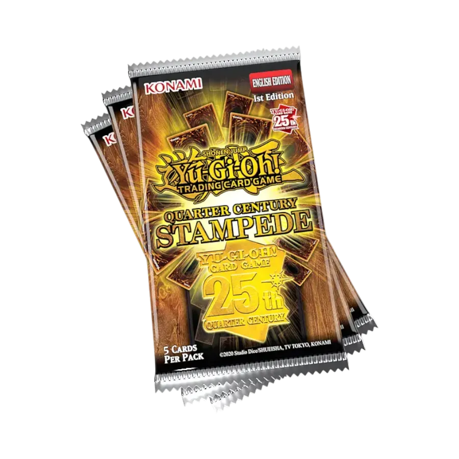 Yu-Gi-Oh! - Quarter Century Stampede Tuckbox (3 Pack)