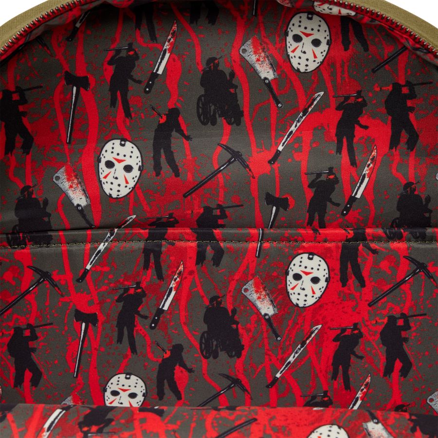 Friday The 13th - Camp Crystal Lake Glow Full-Size Backpack