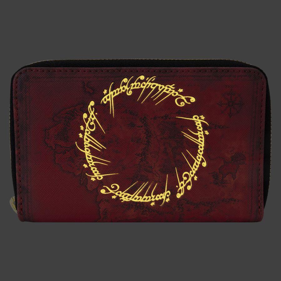 LOULOTRWA0003 The Lord of the Rings - The One Ring Zip Around Wallet - Loungefly - Titan Pop Culture