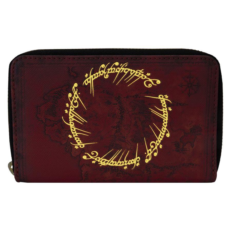 LOULOTRWA0003 The Lord of the Rings - The One Ring Zip Around Wallet - Loungefly - Titan Pop Culture