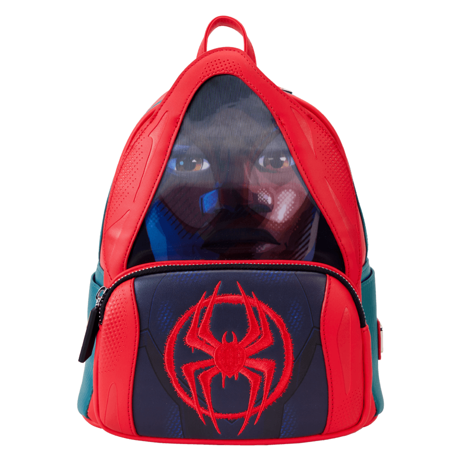 LOUMVBK0337 Spider-Man: Across the Spider-Verse - Miles Hoody Cosplay Mini Backpack - Loungefly - Titan Pop Culture