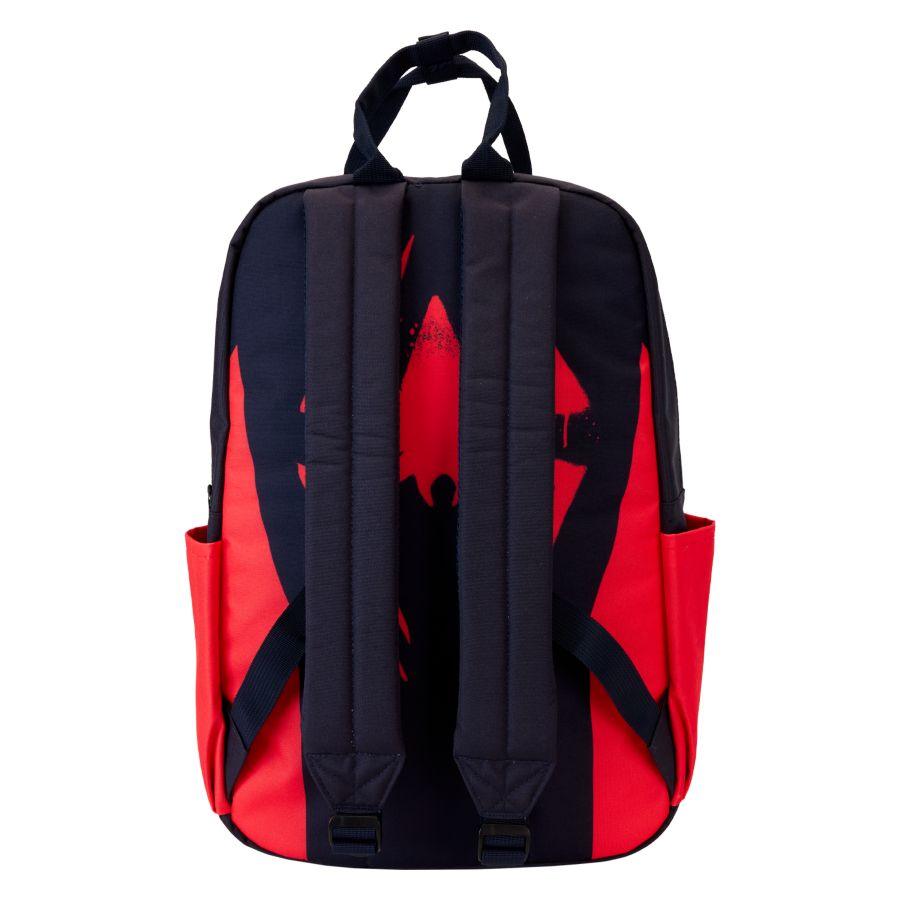 LOUMVBK0338 Spider-Man: Across the Spider-Verse - Miles Suit Full Size Nylon Backpack - Loungefly - Titan Pop Culture