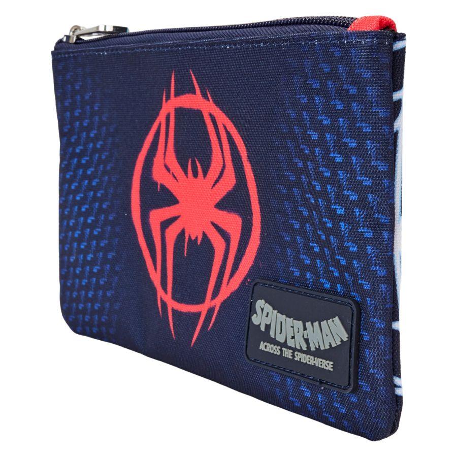 LOUMVWC0002 Spider-Man: Across the Spider-Verse - Miles Nylon Wristlet Wallet - Loungefly - Titan Pop Culture