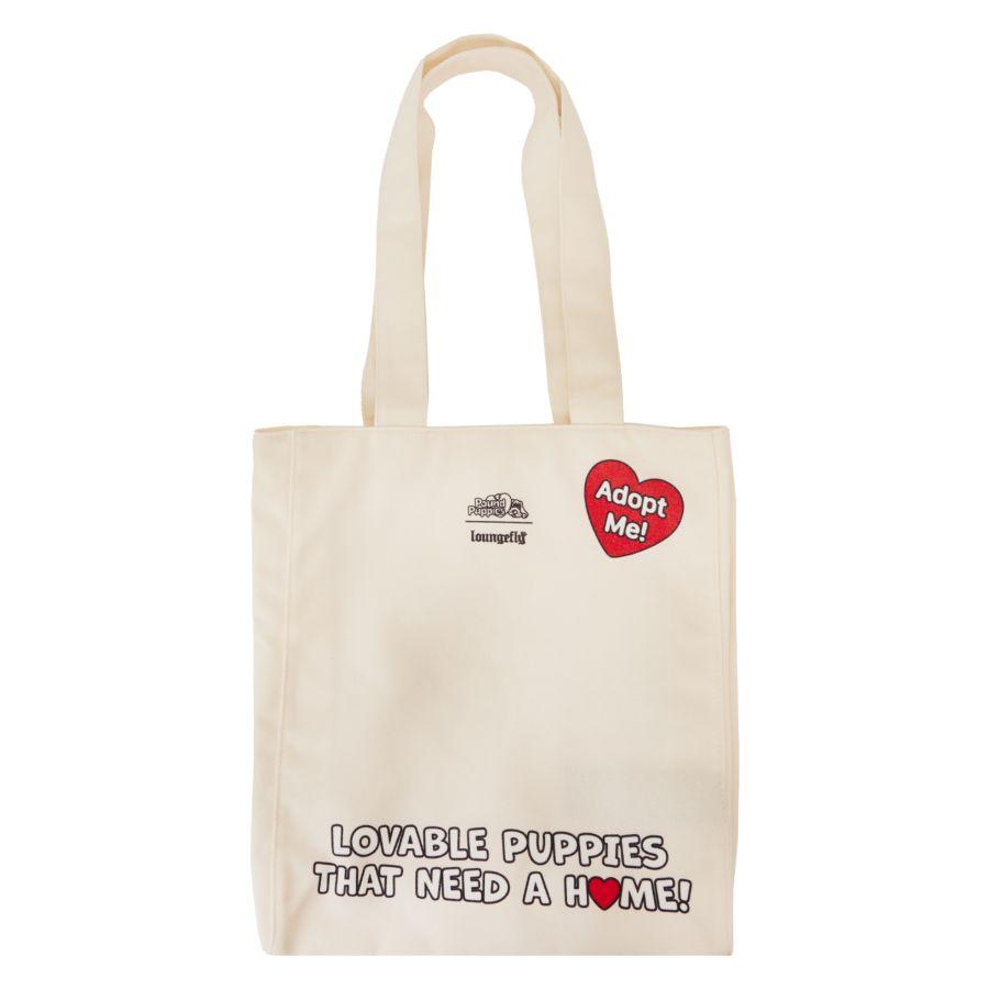 LOUPUPTB0001 Pound Puppies - 40th Anniversary Canvas Tote Bag - Loungefly - Titan Pop Culture