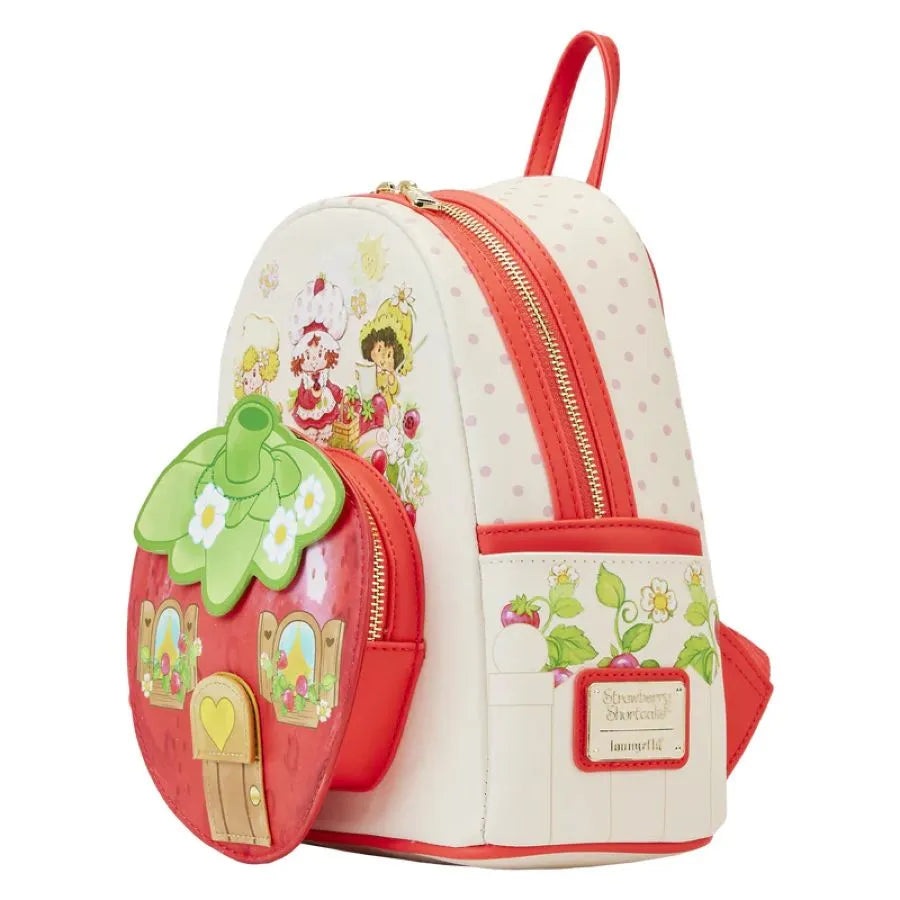 LOUSBSBK0001 Strawberry Shortcake - Strawberry House Mini Backpack - Loungefly - Titan Pop Culture