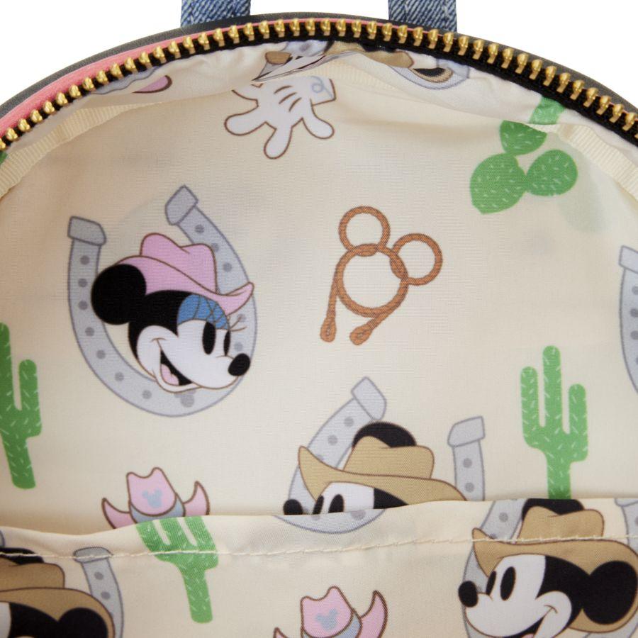 LOUWDBK3526 Disney - Western Mickey Cosplay Mini Backpack - Loungefly - Titan Pop Culture