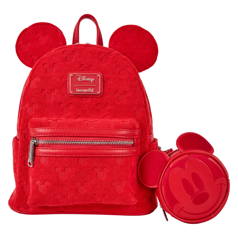 Disney - Mickey Ears Burnout Mini Backpack