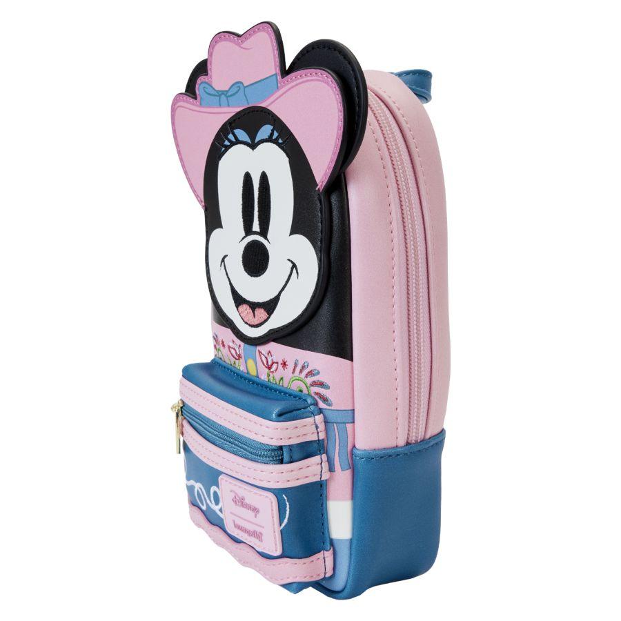 LOUWDPCC0003 Disney - Western Minnie Mini Backpack Pencil Case - Loungefly - Titan Pop Culture