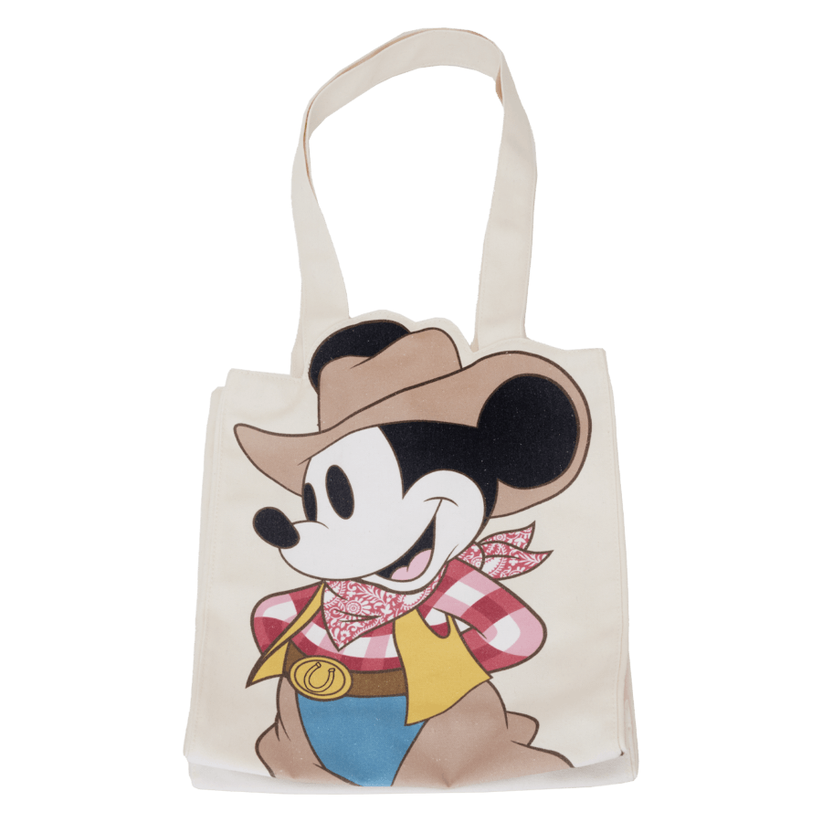 LOUWDTB2946 Disney - Western Mickey Canvas Tote Bag - Loungefly - Titan Pop Culture
