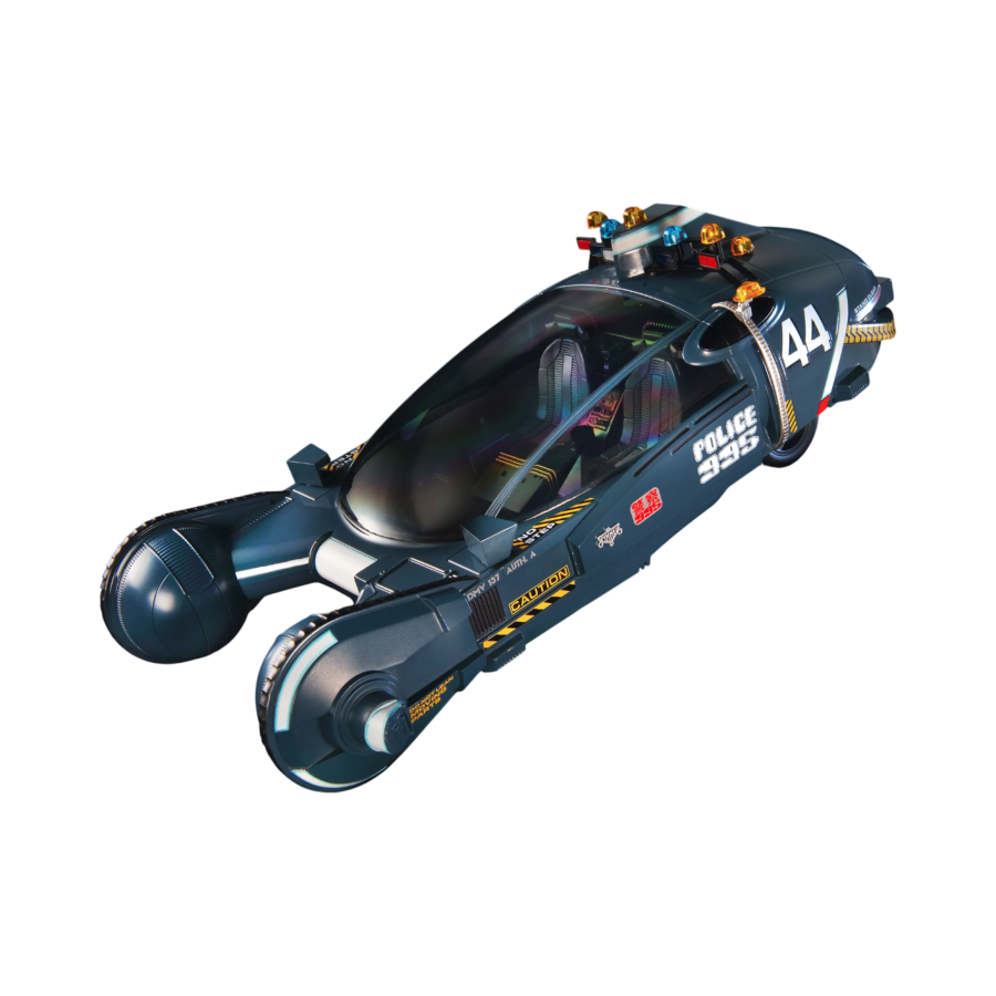 Blade Runner - Barco de fundición a presión de 11" de Police Spinner de Deckard