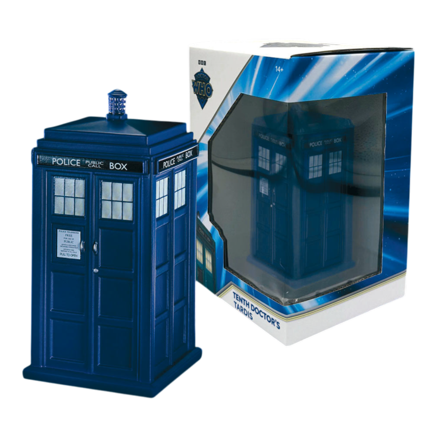 Doctor Who - Réplica de poliresina a escala 1:21 de la TARDIS del Noveno y Décimo Doctor