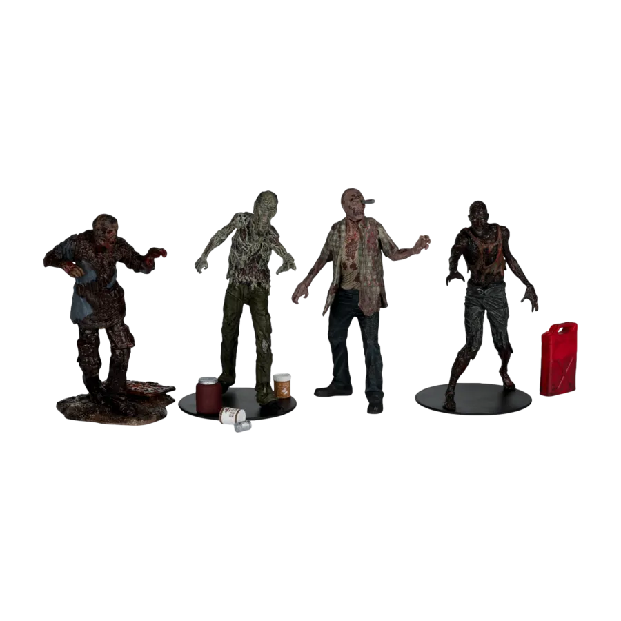 The Walking Dead - Walkers Figure Set 4-Pack