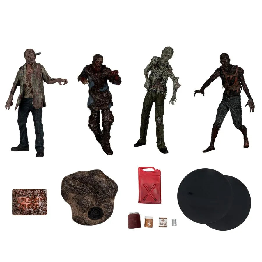 The Walking Dead - Walkers Figure Set 4-Pack