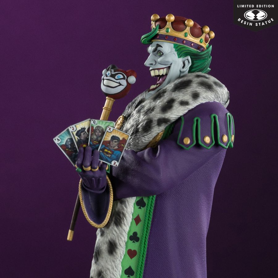 El Guasón: Purple Craze - Estatua de resina del Guasón de Ed McGuiness