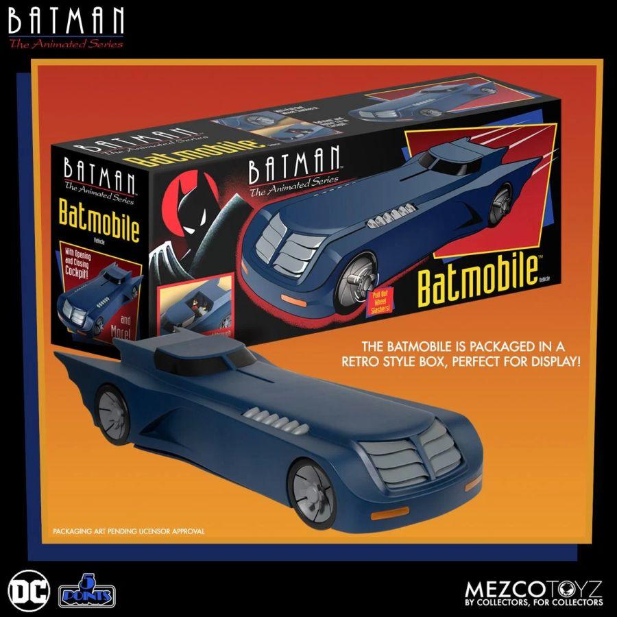MEZ18165 Batman: Animated Series - 5 Points Batmobile - Mezco Toyz - Titan Pop Culture