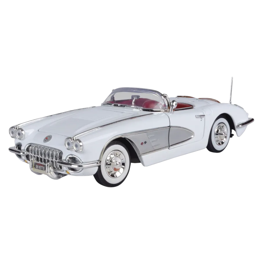 Timeless Legends - 1958 Corvette [White] 1:18 Scale Diecast Vehicle