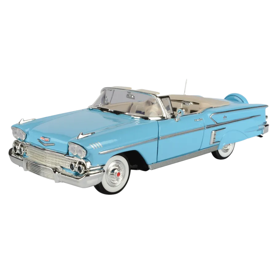 Timeless Legends - 1958 Chevrolet Impala [Blue] 1:18 Scale Diecast Vehicle