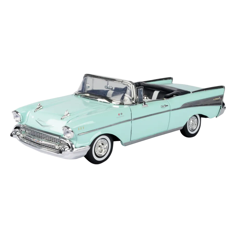 Timeless Legends - 1957 Chevy Bel Air (Convertible) [Light Green] 1:18 Scale Diecast Vehicle