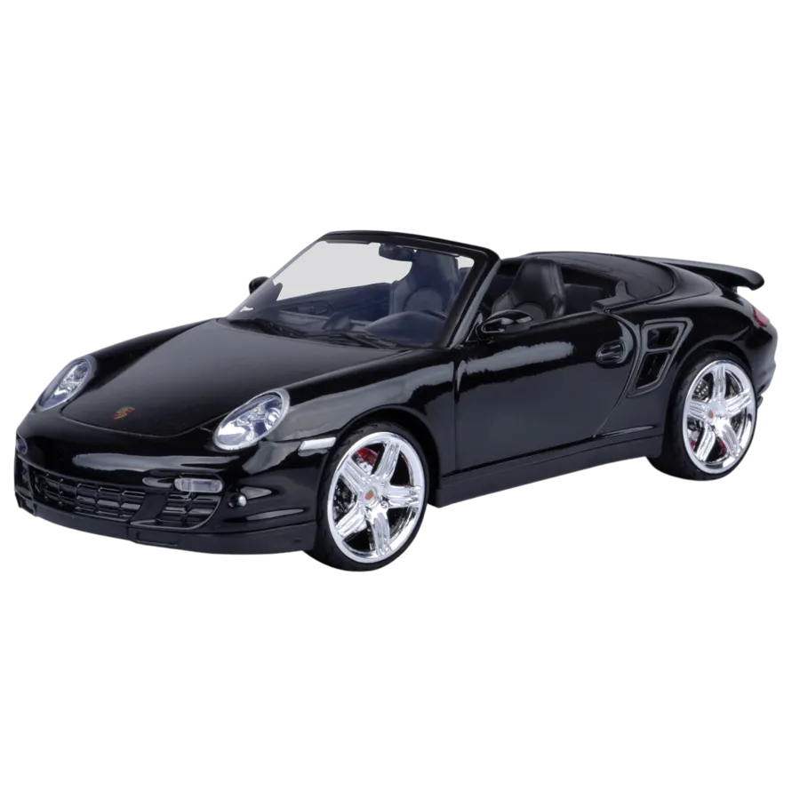 Timeless Legends - 1:18 Scale Porsche 911 Turbo Cabriolet [Black]