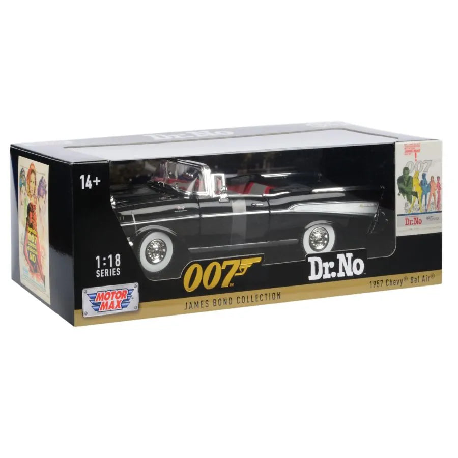 MOT79831 James Bond Collection - 1:18 Scale 1957 Chevy Bel Air - Motormax - Titan Pop Culture