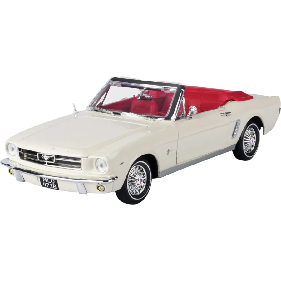 MOT79833 James Bond Collection - 1:18 Scale 1964 1/2 Ford Mustang (Convertible) - Motormax - Titan Pop Culture