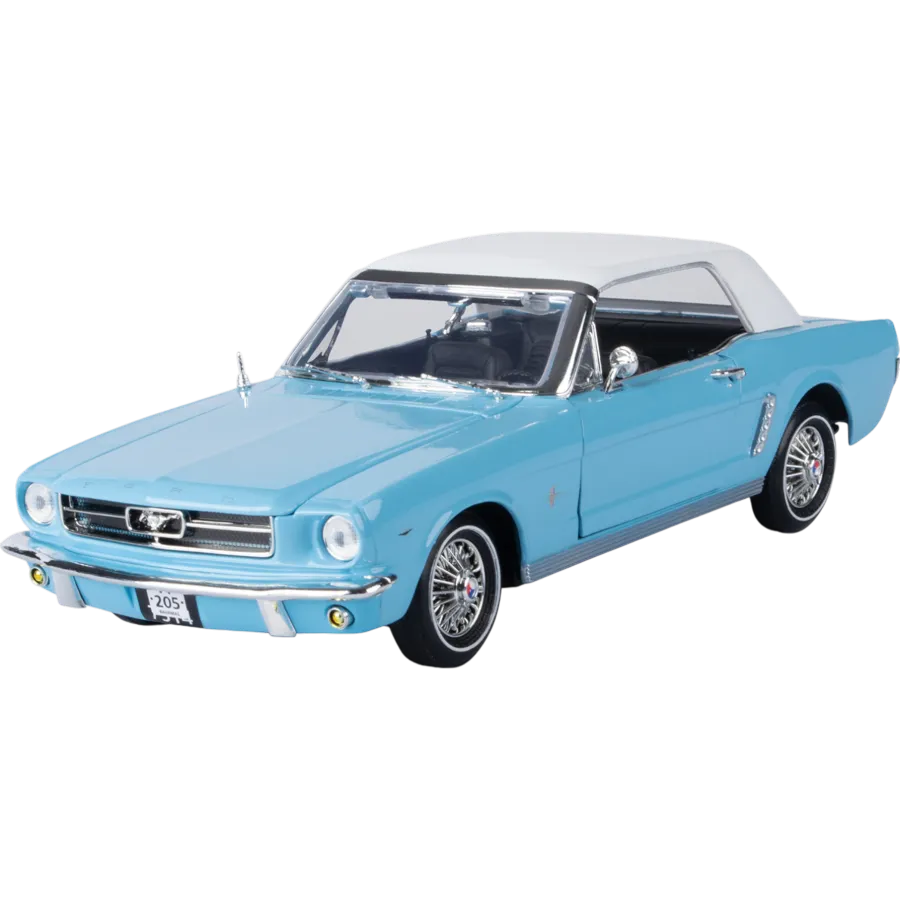 MOT79834 James Bond Collection - 1:18 Scale 1964 1/2 Ford Mustang (Hard Top) - Motormax - Titan Pop Culture