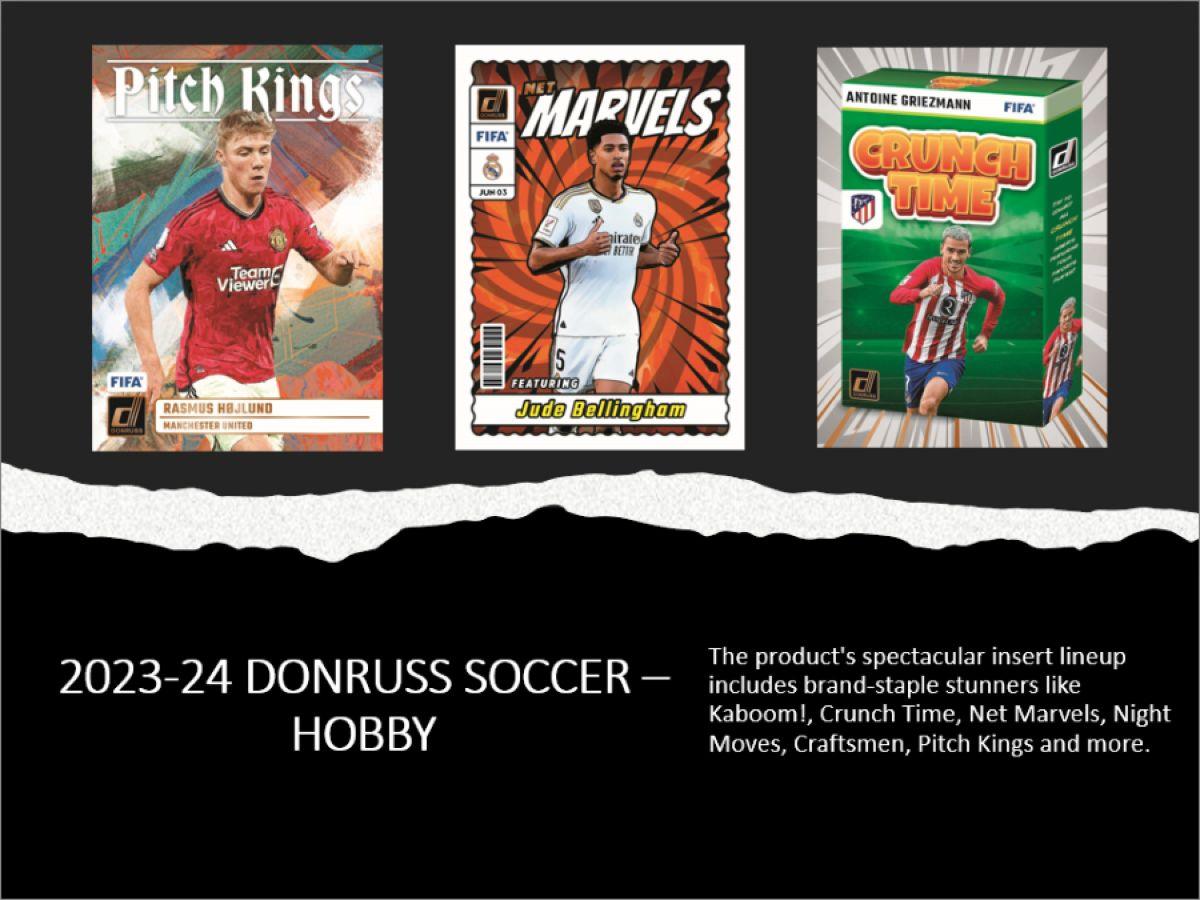 PAN15324 Soccer - 2023/24 Donruss Soccer Hobby Trading Cards (Display of 12) - PANINI - Titan Pop Culture