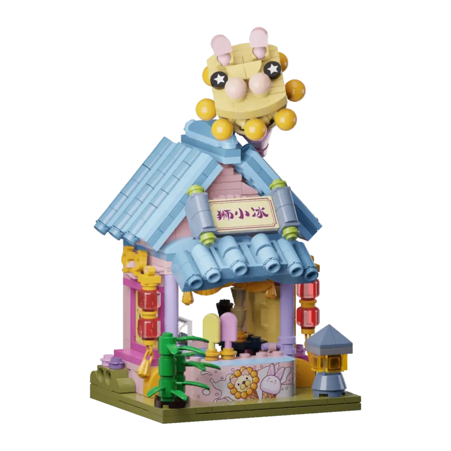 Food Street - Ice Cream Shop (361 Piece Kit)