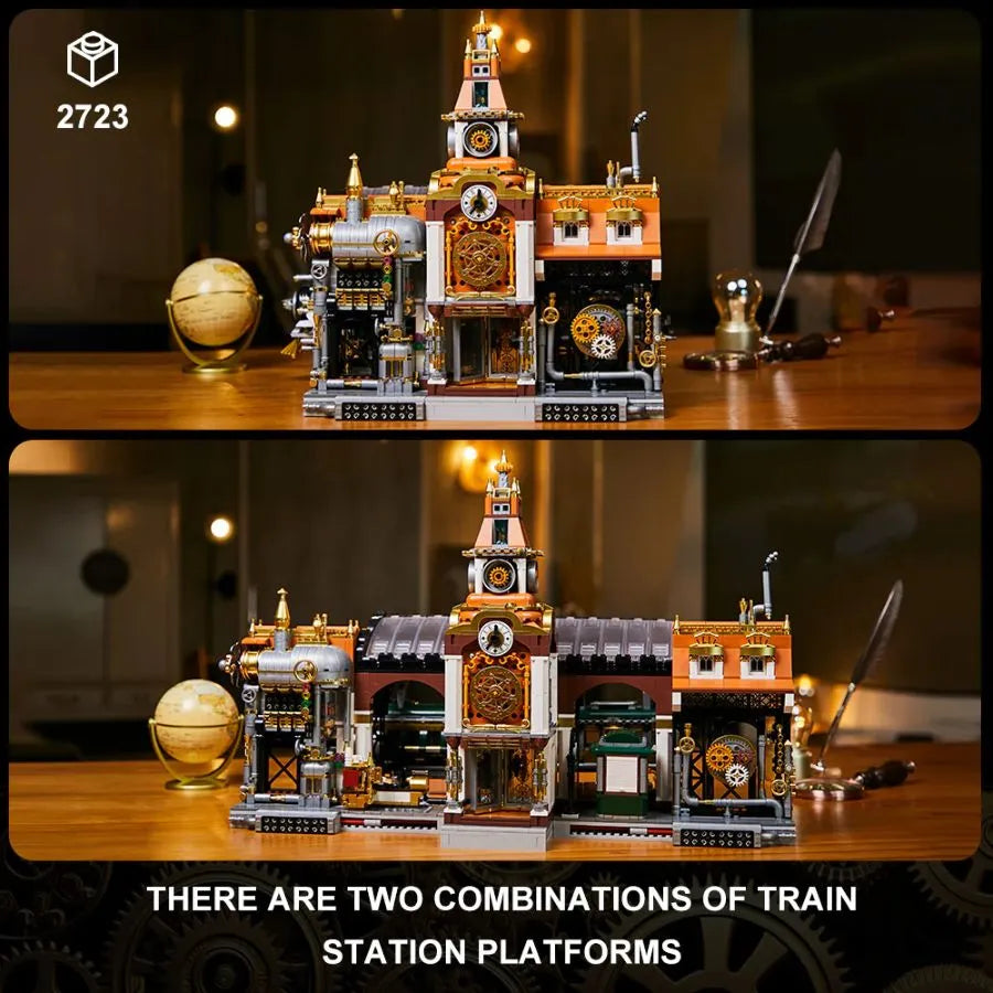 Joyride Series - Steampunk Train Station (2788 Piece Kit)