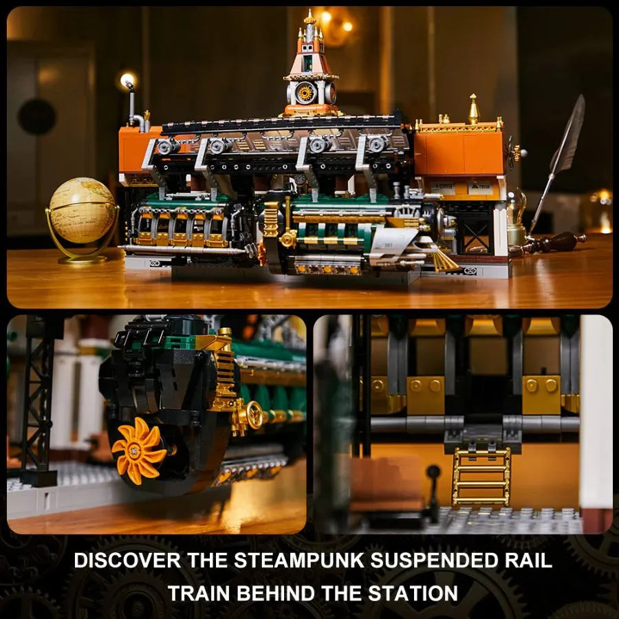 Joyride Series - Steampunk Train Station (2788 Piece Kit)