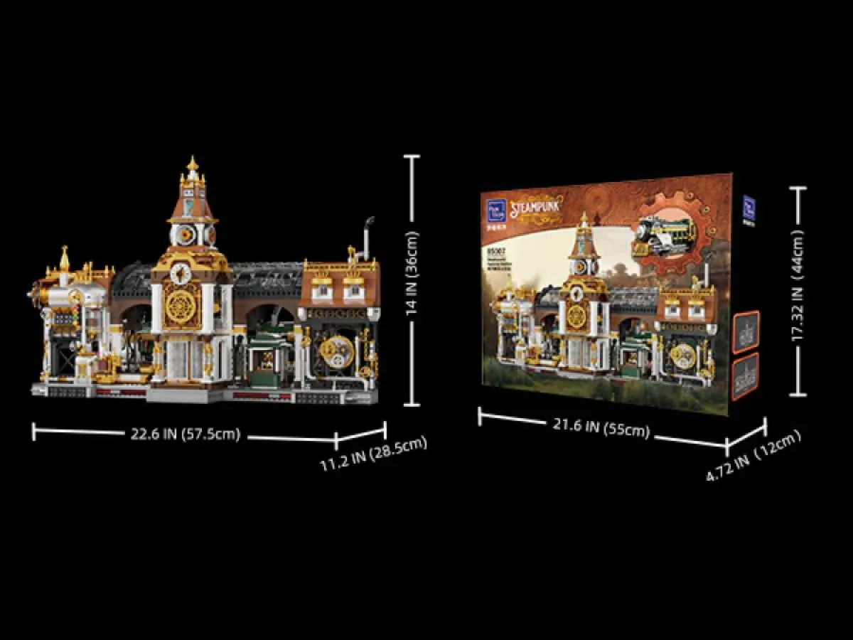 Joyride Series - Steampunk Train Station (2788 Piece Kit)