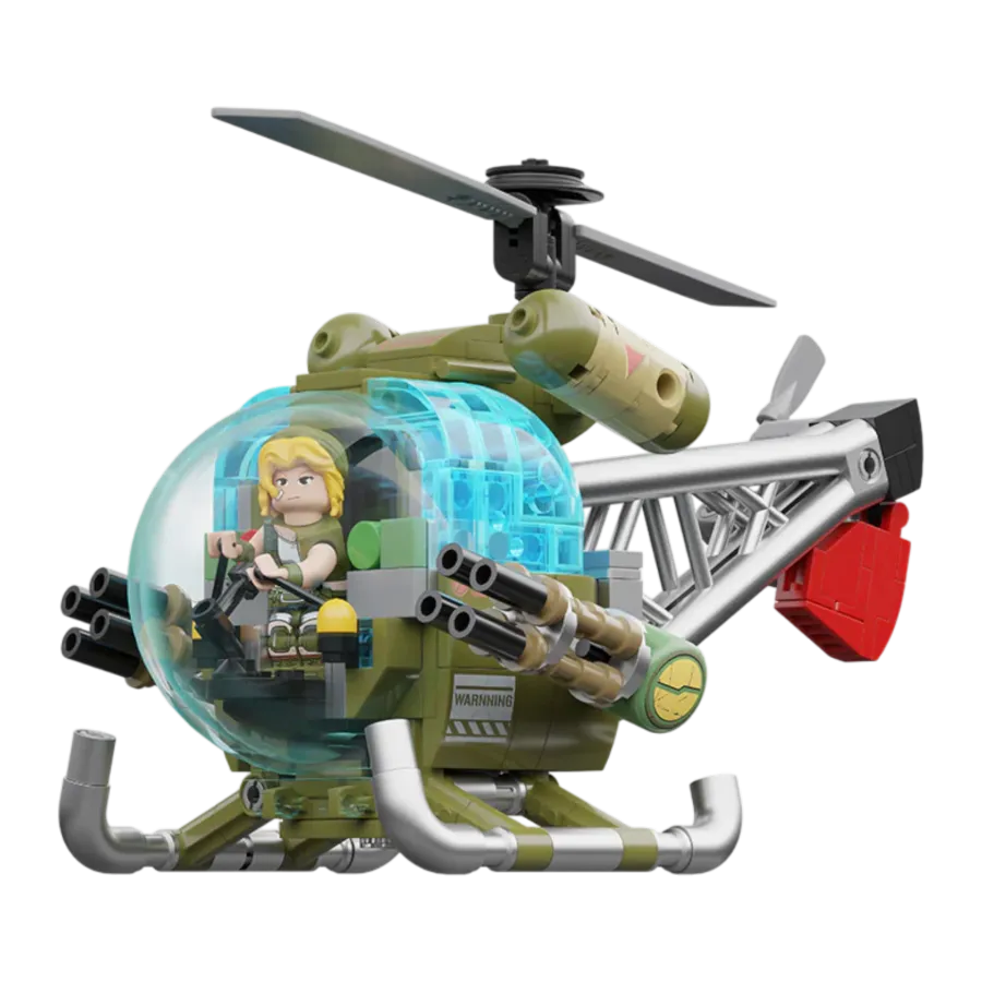 Metal Slug - Helicopter Figure (344 Piece Kit)