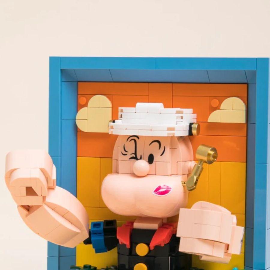 PSY86403 Popeye - Popeye 3:D Portrait Buildable Set (416pcs) - Pantasy - Titan Pop Culture