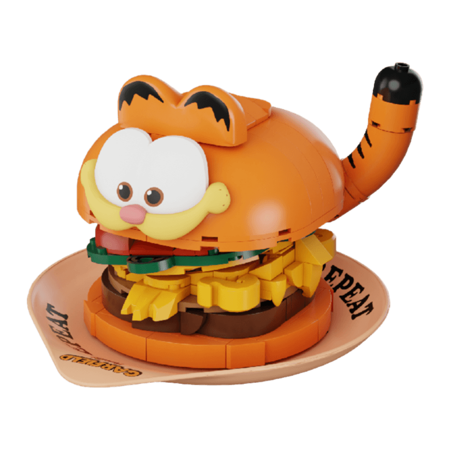 PSY86805 Garfield - Hamburger Construction Set (162 pcs) - Pantasy - Titan Pop Culture