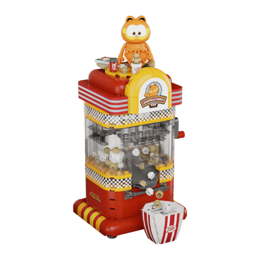 PSY86810 Garfield - Popcorn Machine Construction Set (248 pcs) - Pantasy - Titan Pop Culture