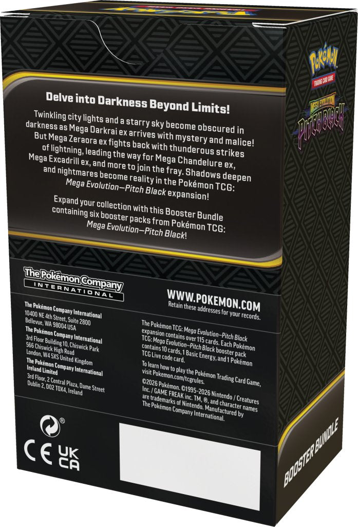 Pokemon TCG: Mega Evolution Pitch Black Booster Bundle