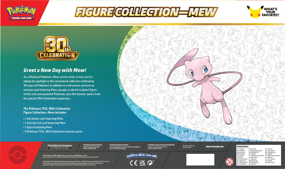 Pokemon TCG: 30th Celebration Figure Collection - Mew / Mewtwo