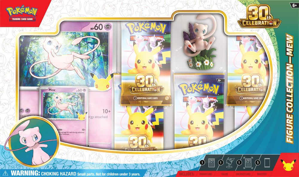 Pokemon TCG: 30th Celebration Figure Collection - Mew / Mewtwo