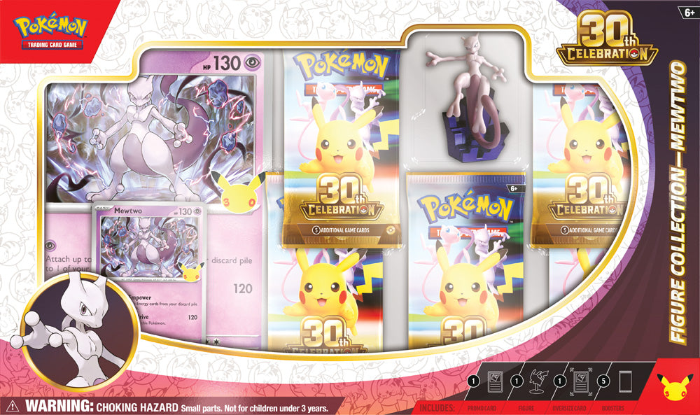Pokemon TCG: 30th Celebration Figure Collection - Mew / Mewtwo