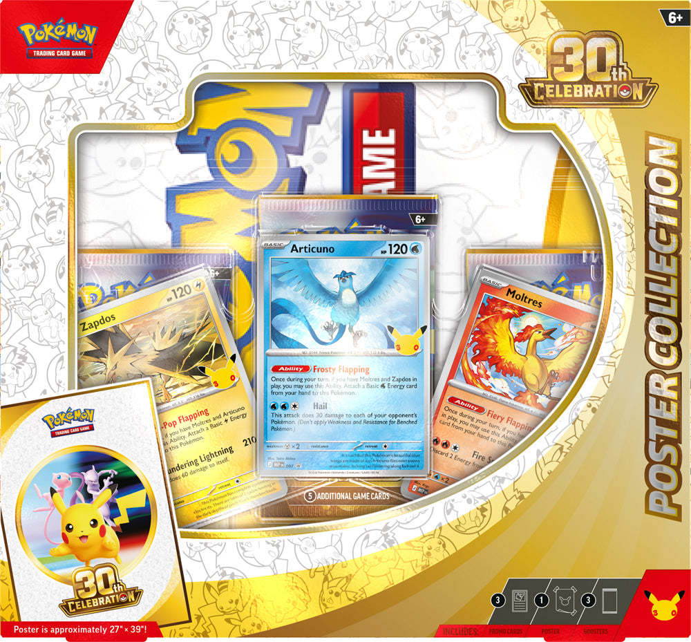 Pokemon TCG: 30th Celebration Poster Collection
