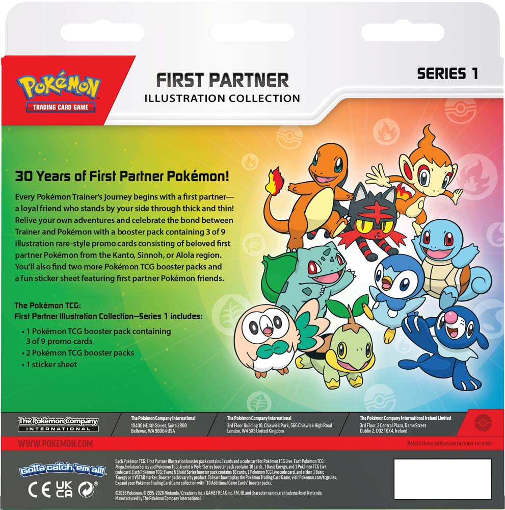 Pokemon TCG: First Partner Illustration Collection - Series 1