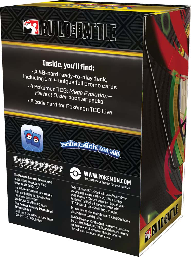 Pokemon TCG: Mega Evolution - Perfect Order Build & Battle Box