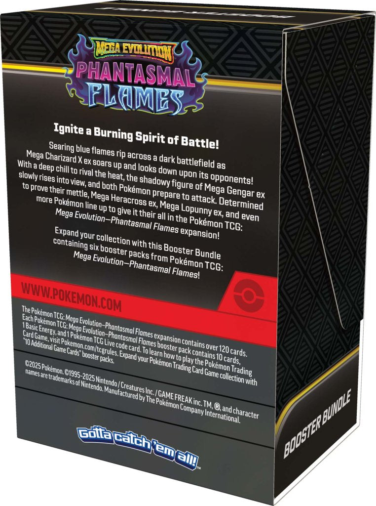 Paquete de refuerzo Llamas Fantasmales: Megaevolución de Pokémon TCG