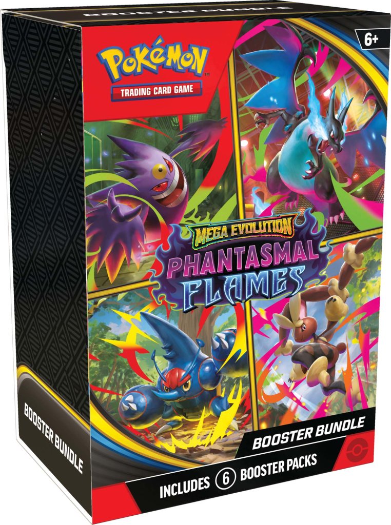 Paquete de refuerzo Llamas Fantasmales: Megaevolución de Pokémon TCG
